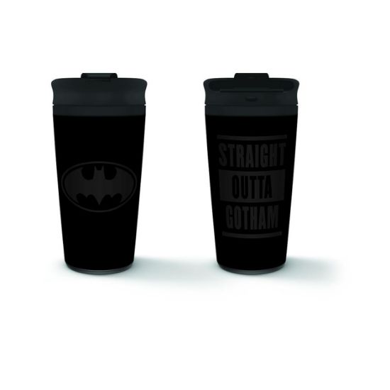 Picture of Pyramid DC: Batman - Straight Outta Gotham Metal Travel Mug (MTM25343)