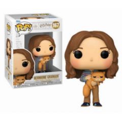 Picture of Funko Pop!: Harry Potter Prisoner of Azkaban - Hermione Granger with Crookshanks #167 Vinyl Figure
