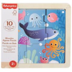 Picture of Fisher-Price: Wooden Jigsaw Puzzle - Sea (HXV17)