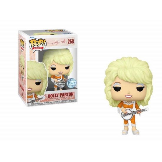 Picture of Funko Pop! Rocks: Dolly Parton (Diamond Glitter) (Special Edition) #268 Vinyl Figure