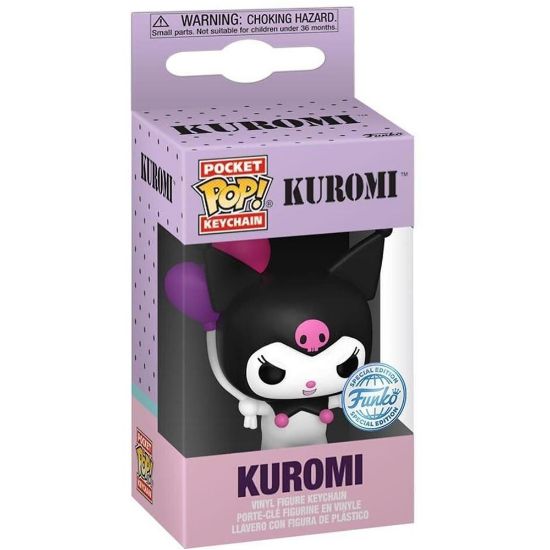 Picture of Funko Pocket Pop! Sanrio: Kuromi - Kuromi (Balloon) (Special Editon) Vinyl Figure Keychain