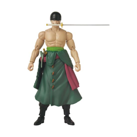 Picture of Bandai Anime Heroes: One Piece - Roronoa Zoro Three Sword Style Action Figure (37052)