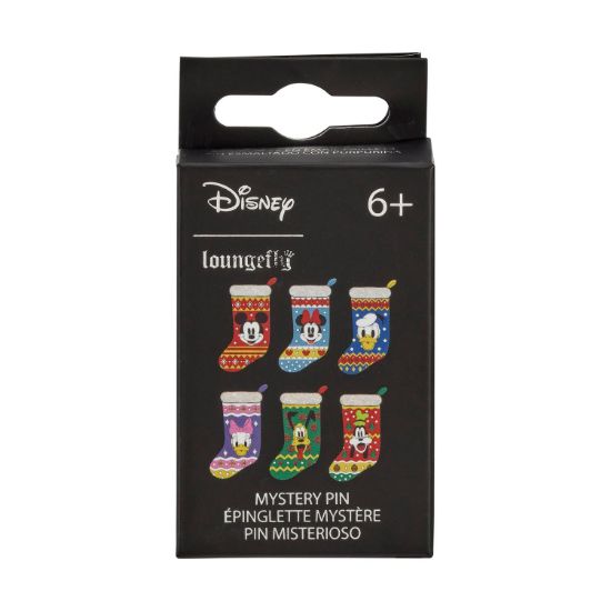 Picture of Loungefly: Walt Disney - Mickey and Friends Xmas Stockings Blind Box Enamel Pins