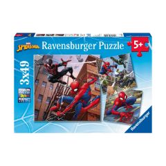 Picture of Ravensburger Puzzle Marvel: Spider-Man - Spider-Man in Action (3x49pcs) (8025)