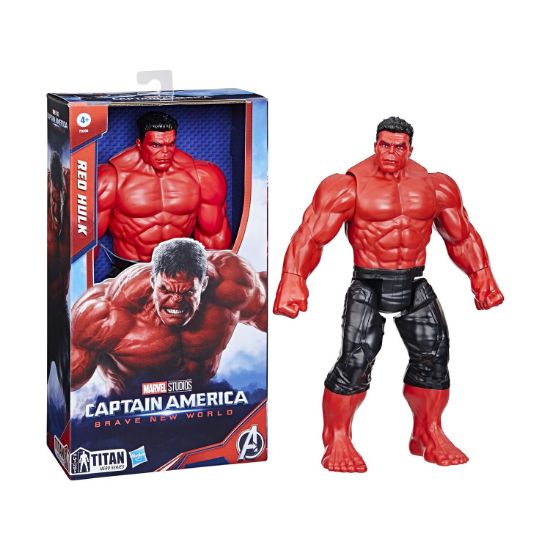 Picture of Hasbro Marvel Captain America: Brave New World - Titan Heroes Red Hulk Villain Figure (F9299)
