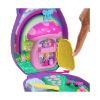 Picture of Mattel Polly Pocket: Tiny Worlds Big Surprises! - Hedgehog Mom & Baby Playset (JBJ91)