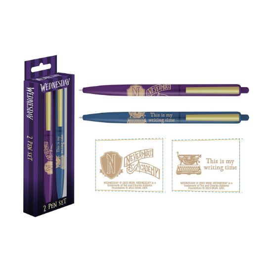 Picture of Pyramid: Wednesday - Nevermore 2 Pen Set (SR74439)