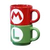 Picture of Pyramid Nintendo: Super Mario (Mario Luigi Initial) - Stackable Mugs Set (GP86738)