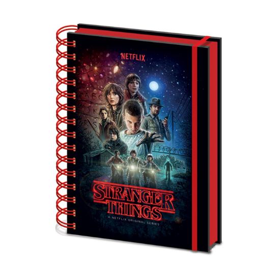 Picture of Pyramid Stranger Things - One Sheet A5 Wiro Notebook (SR72776)