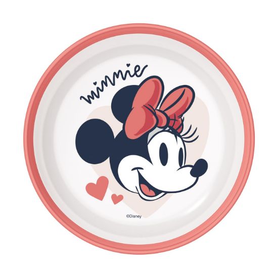 Picture of Stor Disney: Minnie Mouse Heart Full Non Slip Bicolor Premium Bowl   (10792)
