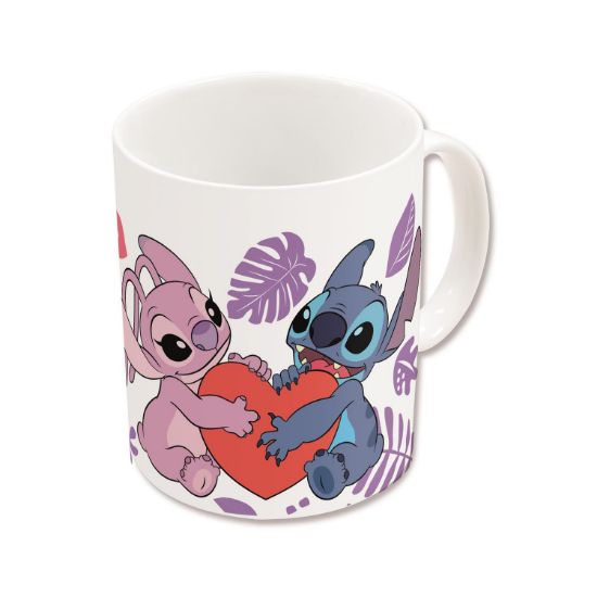 Picture of Stor Disney: Stitch & Angel with Heart - Young Adult Ceramic Mug In Gift Box (325ml) (93488)
