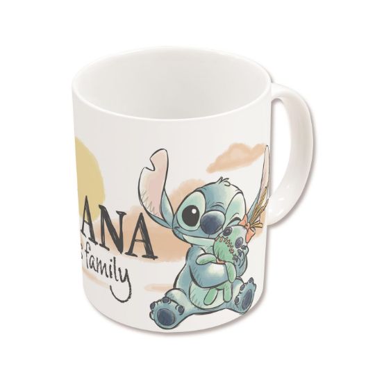 Picture of Stor Disney: Stitch & Angel Ohana Means Family - Young Adult Ceramic Mug In Gift Box (325ml) (93492)