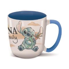Picture of Stor Disney: Stitch & Angel Ohana Dnls - Young Adult Ceramic Elite Mug In Gift Box (385ml) (94722)