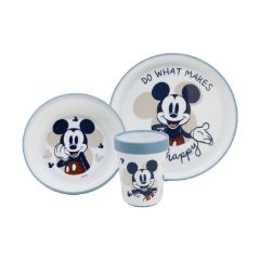 Picture of Stor Disney: Mickey Mouse Full Of Smile - Baby Non Slip 3 Pcs Bicolor Premium Set In Gift Box (10495)