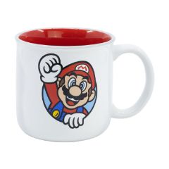 Picture of Stor: Super Mario - Ceramic Breakfast Mug in Gift Box (400ml) (8616)