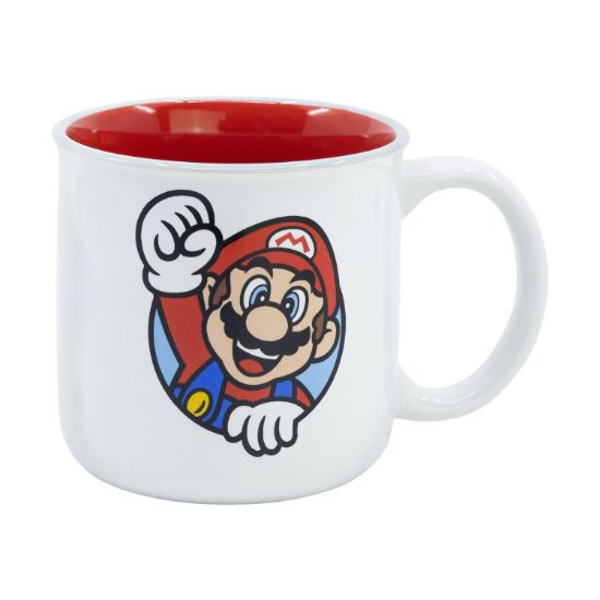 Picture of Stor: Super Mario - Ceramic Breakfast Mug in Gift Box (400ml) (8616)
