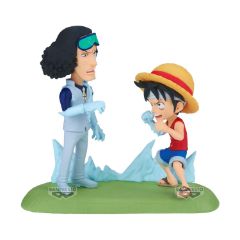 Picture of Banpresto World Collectable Figure Log Stories: One Piece - Monkey.D.Luffy Vs Kuzan Statue (28688)