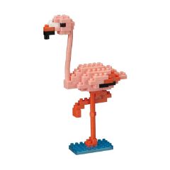 Picture of Bandai Nanoblock : Animal - Pink Flamingo Building Block Figure (NBC204)