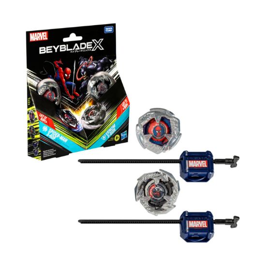 Picture of Hasbro Marvel: Bey Blade X - Spider-Man 3-60F VS. Venom 3-80N (G0288)