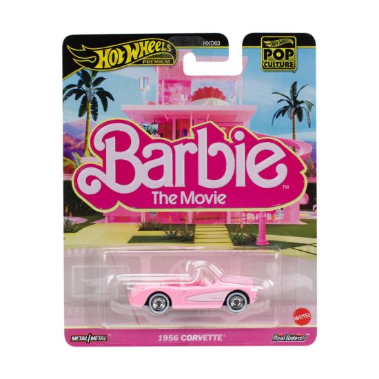 Picture of Mattel Hot Wheels Premium® Pop Culture: Barbie The Movie - 1956 Corvette Vehicle (JBL79)