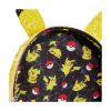Picture of Loungefly Pokemon: World 1-1 Games Sequin Pikachu Cosplay Mini Backpack (PMBK0218)