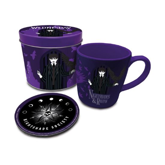 Picture of Pyramid Wednesday: Nightshades & Ravens (Mug & Coaster In Keepsake Tin) (GP86602)