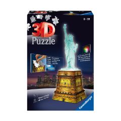 Picture of Ravensburger 3D Puzzle: Statue Of Liberty Night Edition (216pcs) (12596)