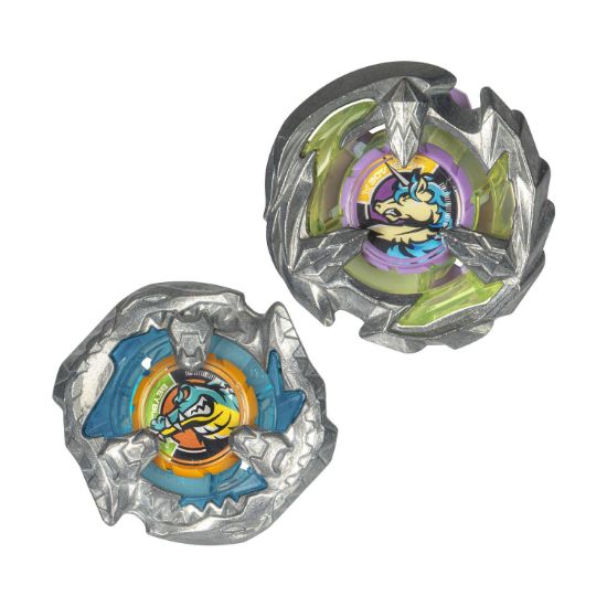 Picture of Hasbro Bey Blade X:  Dual Pack -  Bite Croc Sting Unicorn (G0199)