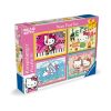 Picture of Ravensburger Puzzle: Hello Kitty - Let's Go, Hello Kitty! (4x100 pcs) (12004159)