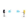 Picture of Spin Master Wizarding World: Magical Minis Patronus Friendship Set - Luna Lovegood & Cho Chang (6063831)
