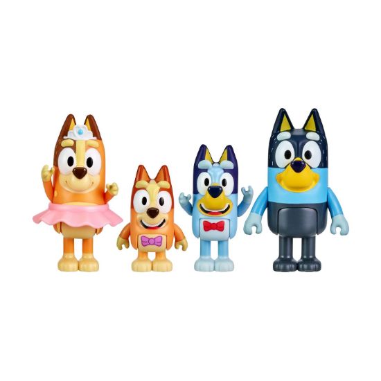 Picture of Giochi Preziosi Bluey: Φιγούρα 4 Pack Οικογένεια Solid (BLY38100)