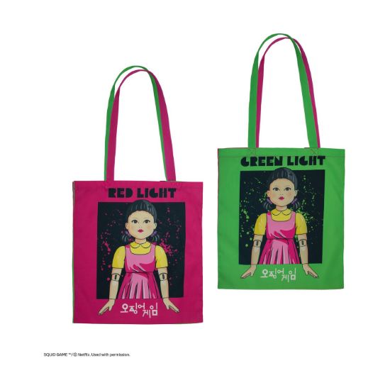 Picture of Cinereplicas TV Series: Netflix Squid Game - Red Light, Green Light Polyester Tote Bag (CR2344)