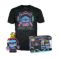 Picture of Funko Pop! & Tees (Adult): Lilo and Stitch - Gamer Stitch with Frog Vinyl Figure and T-Shirt (S)