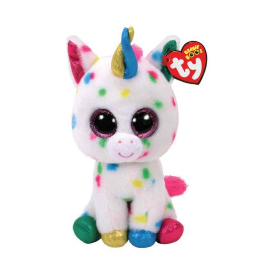 Picture of TY Beanie Boos Harmonie Plush Unicorn White 15cm