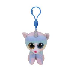 Picture of TY Beanie Boos Heather Plush Clip Unicorn Kitten Multicolor 8.5cm