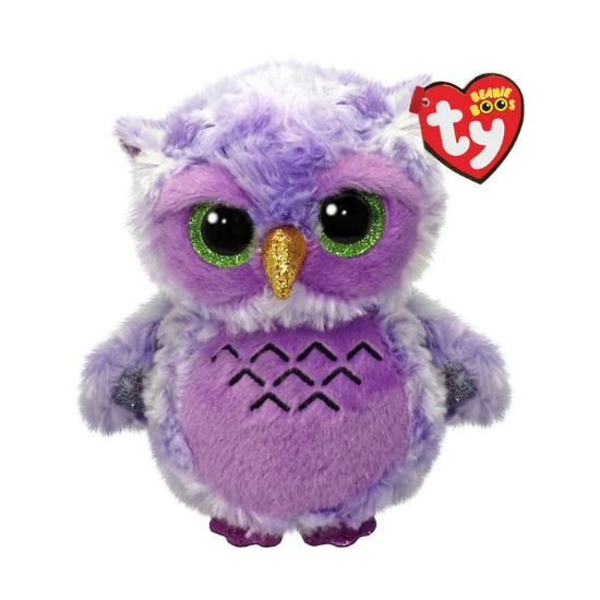 Picture of AS Beanie Boos: Owlivia The Purple Owl - Plush 15cm. (1607-37364)