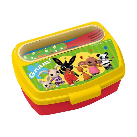 Picture of Stor: Bing - Funny Sandwich Box With Cutlery (10529)