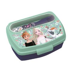 Picture of Stor: Frozen Snowy Tale - Funny Sandwich Box With Cutlery (81009)