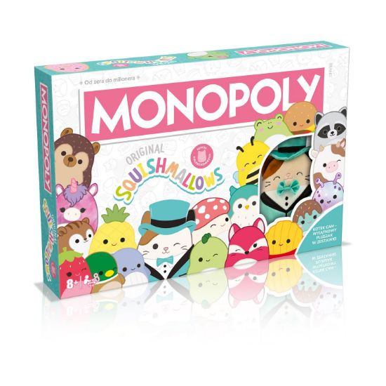 Picture of Winning Moves Monopoly: Squishmallows Board Game (Collector's Edition) (English Language) (WM04179-EN1-6)