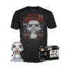 Picture of Funko Pop! & Tee (Adult): Disney Star Wars - Holiday Stormtrooper (Metallic) Vinyl Figure & T-Shirt (XL)
