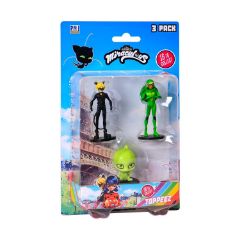 Picture of P.M.I. Miraculous Pencil Toppers - 3 Pack (S1) (Random) (MLB2020)