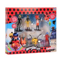 Picture of P.M.I. Miraculous Pencil Toppers - 8 Pack Deluxe Box -including 2 hidden rare characters (S1) (Random) (MLB2070)