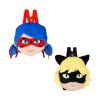 Picture of P.M.I. Miraculous Plush Backpacks 30cm (Random-2 characters to collect-Lady Bug/Black-Cat Noar) (MLB7008)