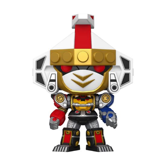 Picture of Funko Pop! Super: Mighty Morphin Power Rangers The Movie - Ninja Megazord (Metallic) #1783 Vinyl Figure (6")