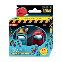 Picture of P.M.I. Among Us Crewmate Stampers 2 Pack 4.5cm (S2) (AU5215)