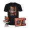 Picture of Funko Pop! & Tees (Adult): Chainsaw Man - Chainsaw Man Leaping Vinyl Figure & T-Shirt (L)