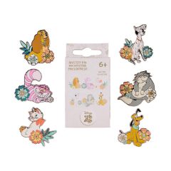 Picture of Loungefly Disney: Dogs And Cats Floral Mystery Pins (WDPN3800-EA)