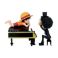 Picture of Banpresto World Collectable Figure Log Stories: One Piece - Monkey D.Luffy & Brook Statue (8cm) (29640)
