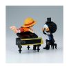Picture of Banpresto World Collectable Figure Log Stories: One Piece - Monkey D.Luffy & Brook Statue (8cm) (29640)