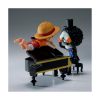 Picture of Banpresto World Collectable Figure Log Stories: One Piece - Monkey D.Luffy & Brook Statue (8cm) (29640)